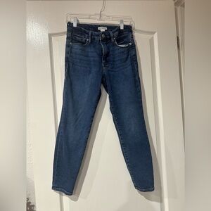 Good American Dark Blue Jeans